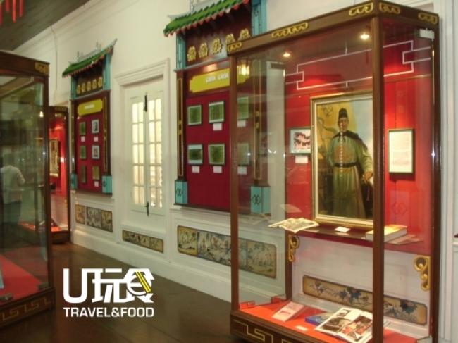 郑和纪念馆內展示有关郑和的种种史蹟。