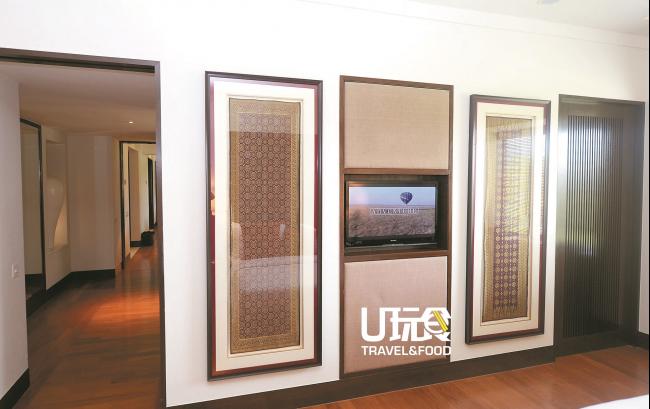 豪华套房是以马来传统风味为设计风格，增添大马风味。
