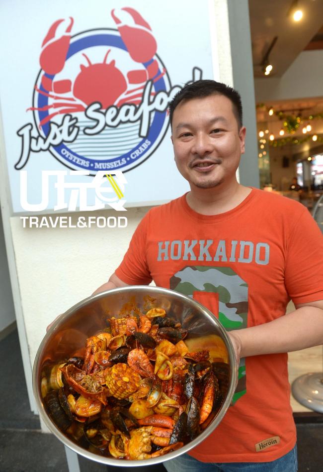 Just Seafood的价格公道，因老板范高天（Terence）的理念是让人人吃得起鲜美海鲜。