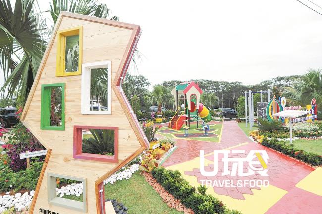 昔加末：昔加末县以游乐场为设计主题，适合小朋友玩乐。