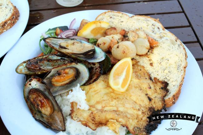 kaikoura除了龙虾，还有很好吃的其他海鲜。