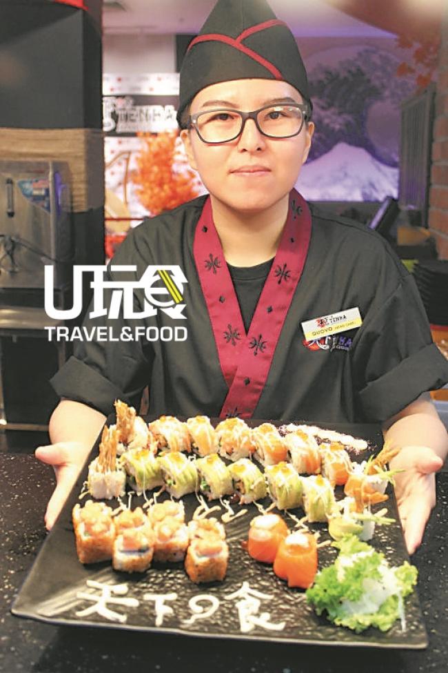 叶丽慧勤于创新日式料理，以满足喜爱日式料理食客的味蕾。