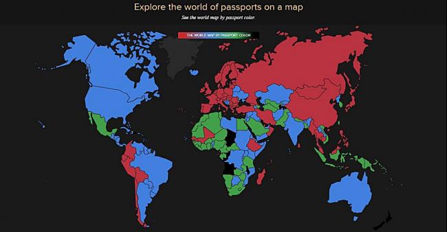 摘自 passportindex