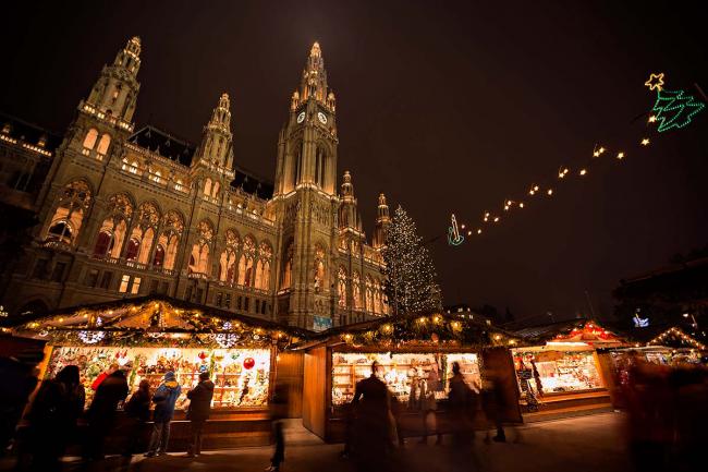 除了市政厅，维也纳圣诞市集周遭还围绕着其他令人叹为观止的古老优雅建筑。
