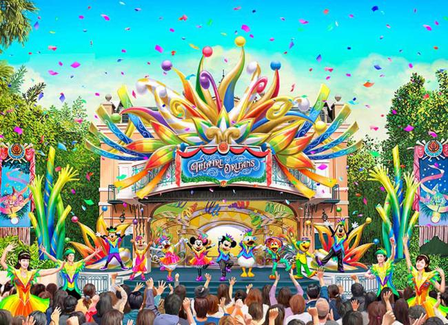 东京迪士尼乐园的「奥尔良剧场」将呈献热情洋溢的全新娱乐表演「派对狂欢乐」