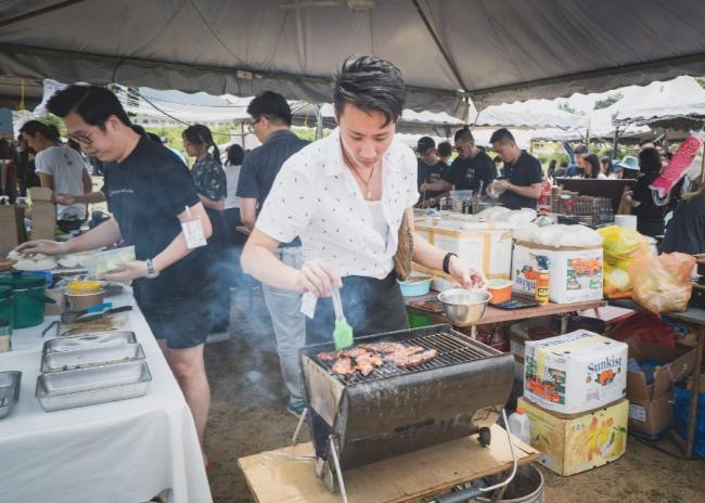 上周末在金马仑高原举办的天空音乐节，O'meor Grill炭烤也是其中一家参与食肆。