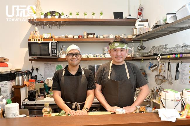 舞妓之茶本铺海外第一家的Maikotea Cafe，位于吉隆坡孟沙区，由Alan Mark（右）主理，他曾到日本向中坊敏也学茶，店里除了卖茶，也提供轻食。