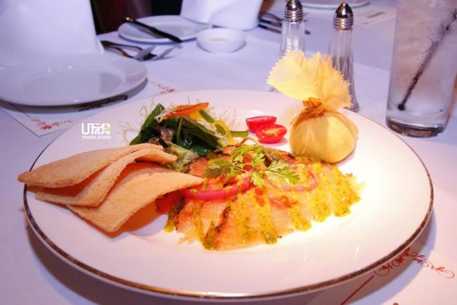 自家腌制香草三文鱼是JK在「香港盛宴11月」推介美食之一。