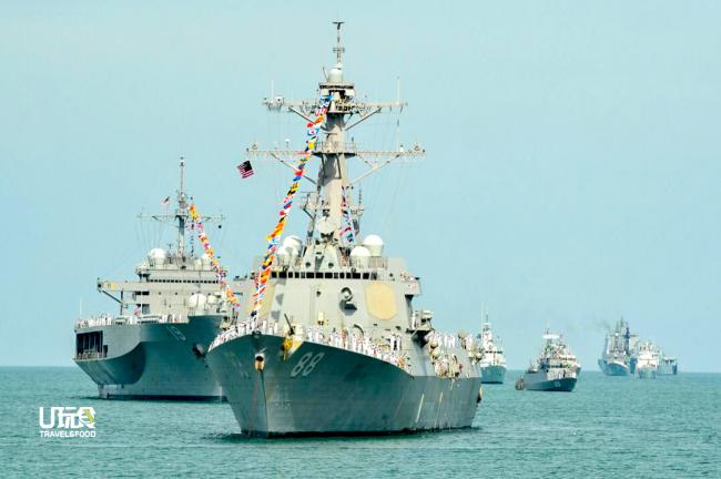 来自美国海军的USS Preble（DDG 88）飞弹驱逐舰也来马参与浮罗交怡国际海事防御展。