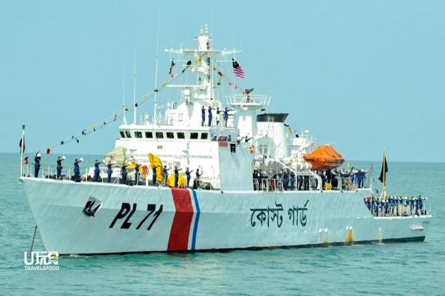 这艘是来自斯里兰卡的军舰Syed Nuzul PL 71。