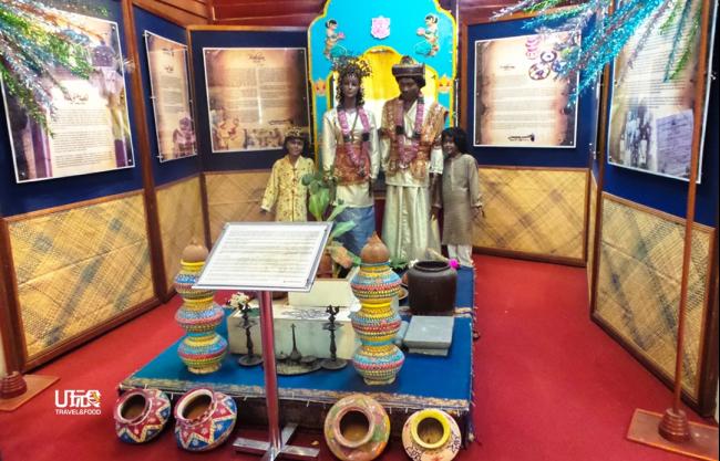 遮迪博物馆展出了遮迪族群的历史背景及传统习俗。