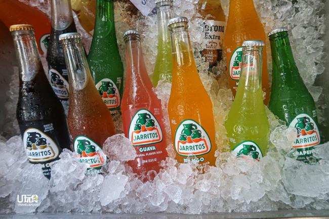 顾虑到儿童及不嗜酒精者，好晒提供6款水果口味的Jarritos墨西哥无酒精鸡尾酒，包括番石榴、黄梨、芒果、葡萄等口味。