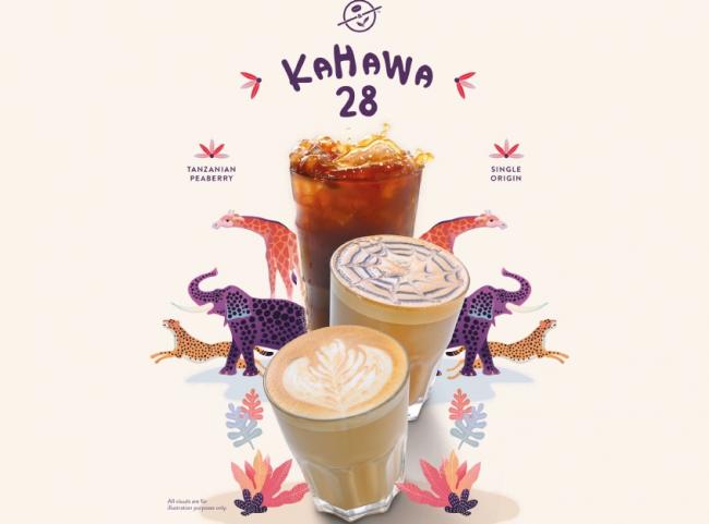 采用Kahawa 28制作的咖啡备有意式特浓（Ristretto）、直布罗陀美式（Gibraltar Americano）、直布罗陀拿铁（Gibraltar Latte）及直布罗陀摩卡拿铁（Gibraltar Mocha Latte）选项。