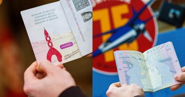 比利时新版护照除了加入卡通元素，还新增48项防伪特征。