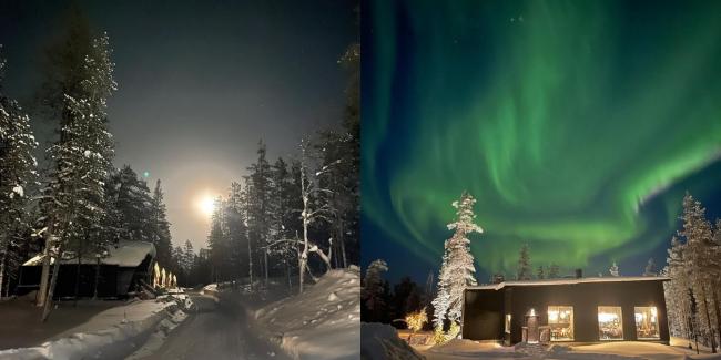 芬兰拉普兰地区是观赏极光胜地，每年大约有二百天都有机会看到这种慑人奇景。（图片：Aurora Queen Resort instagram)