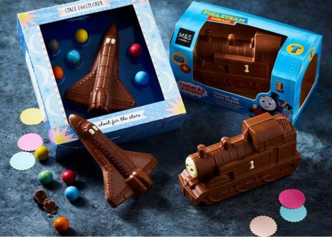 探索太空船巧克力, 重125g，价RM58.9。