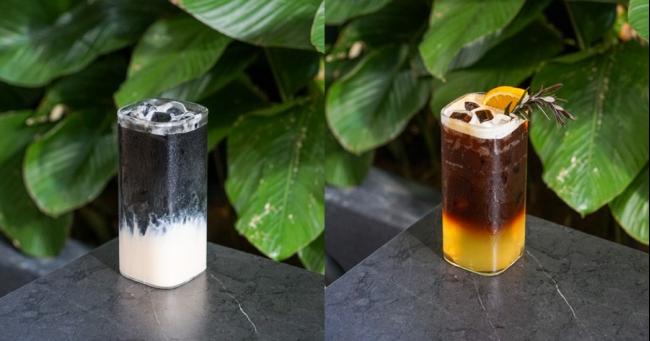 Blackbixon Café 独家特调咖啡 Monochrome（左）/Tropicalxon（右）