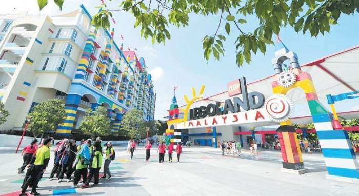 马来西亚乐高主题乐园于2012年竣工，佔地76英亩。 （档案照）