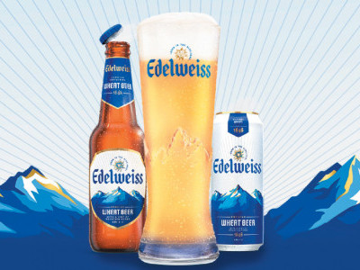 源自阿尔卑斯山的冰雪风味 Heineken Edelweiss