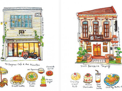 跟着画作打卡咖啡店 “马来西亚50家店铺”计划