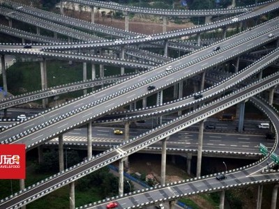 [重庆] 最复杂的立交桥 15匝道通八方