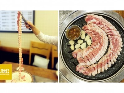 [首尔] 超惊人的50CM高品质黑猪肉！肉真誠 육정성 // 爱玩客也有推荐哦