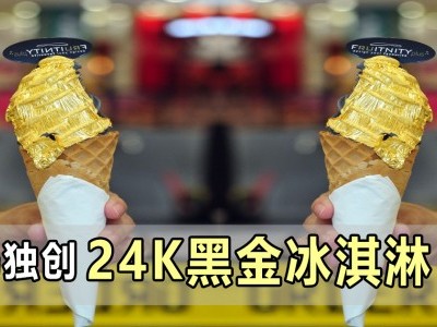 [新山] 尝鲜24K黑金冰淇淋